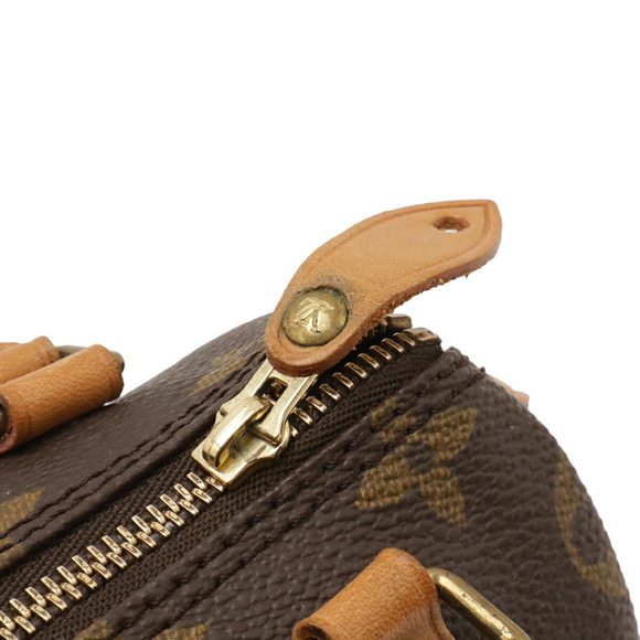 LOUIS VUITTON Brown Monogram Mini Speedy Shoulder Bag - Picture 5 of 10